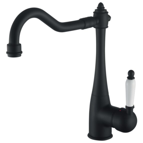 Mitigeur évier Rétro Ekai noir - INVENTIV