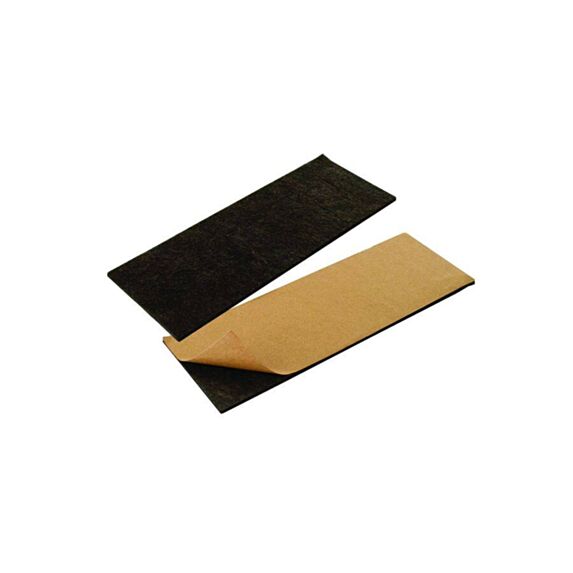 Patin 80 x 125 mm feutre marron - INVENTIV