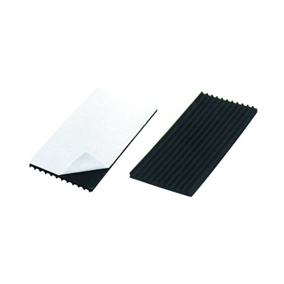 1 patin anti-vibrations 60x200mm noir - INVENTIV