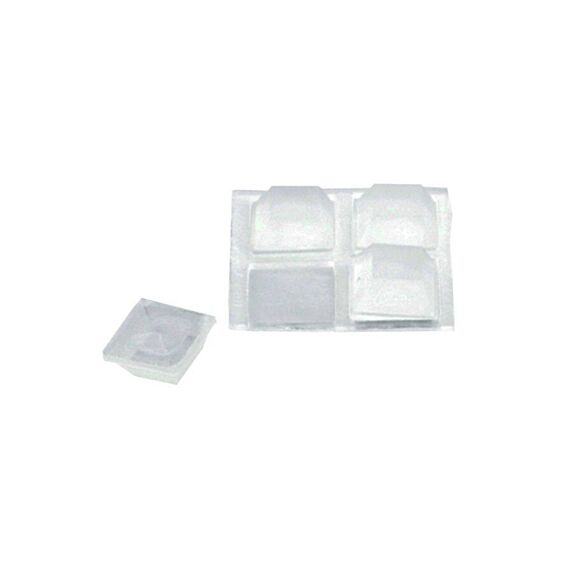 Set de 20 butées amortisseur 13 x 13 mm transparent - INVENTIV
