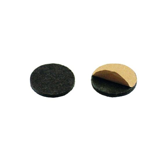 Set de 18 patins feutre Ø19 mm marron - INVENTIV