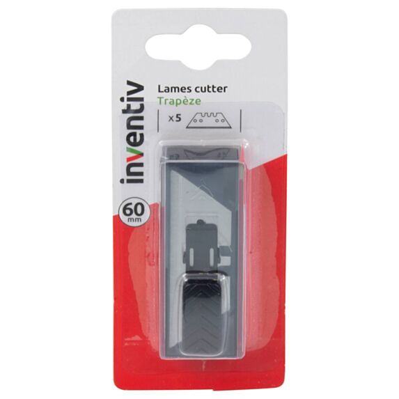 5 lames trapèze SK4 60 mm - INVENTIV