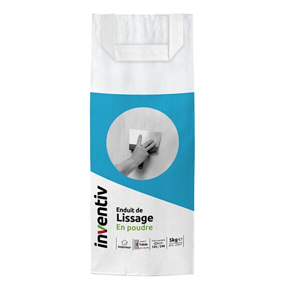 Enduit de lissage poudre 5kg - INVENTIV