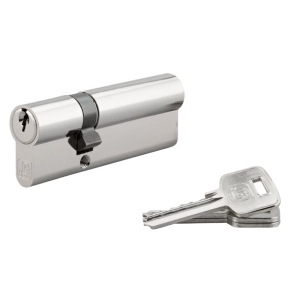 Cylindre Profilé Européen Nickelé 30x60mm 3 Clés - B RESIST