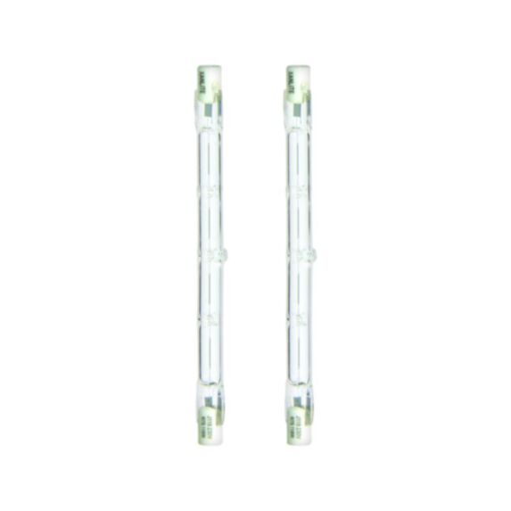 2 ampoules R7S Halo 2200Lm 118W 2900K Blanc chaud - INVENTIV
