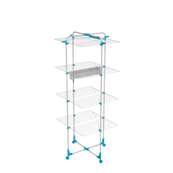 Séchoir tour maxi familial Premium 45m d'étendage 69x72x177cm - INVENTIV