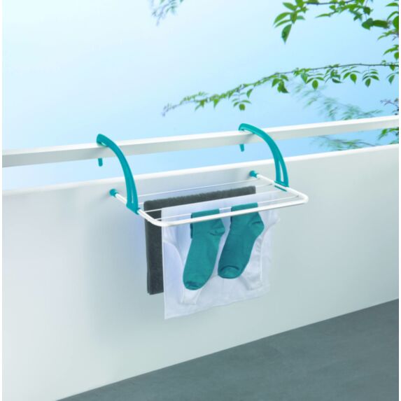 Séchoir à suspendre Universel 2m blanc/bleu - INVENTIV