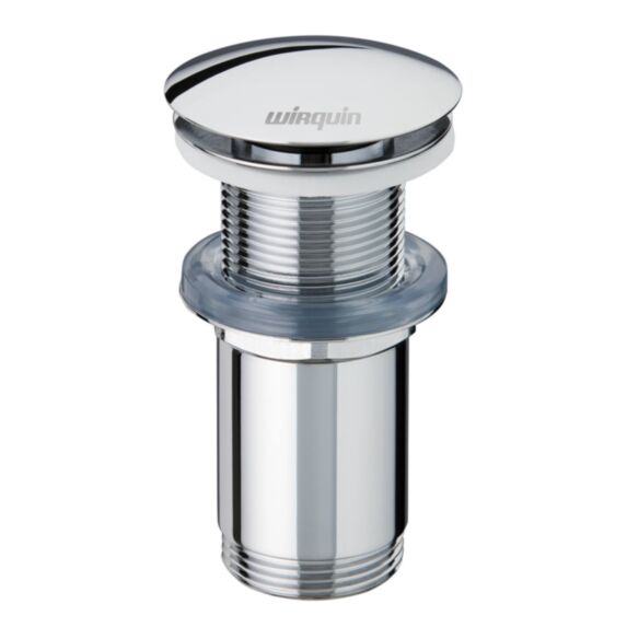 Bonde lavabo laiton Quick clac avec corps de bonde long - INVENTIV