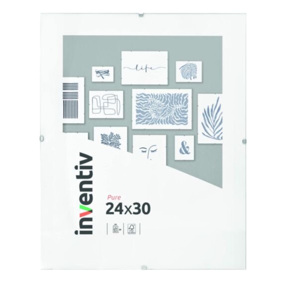 Cadre sous-verre 24x30cm - INVENTIV