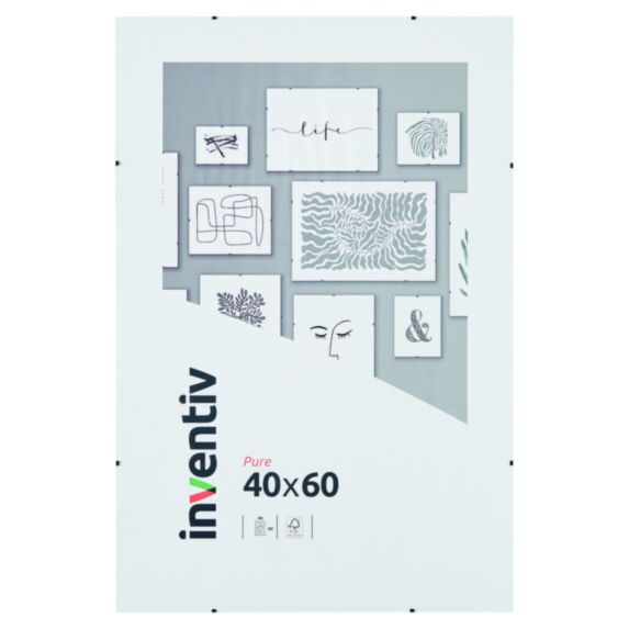 Cadre sous-verre Face Plexiglass 40x60cm - INVENTIV