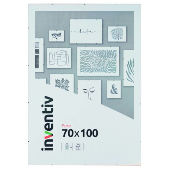 Cadre sous-verre Face Plexiglass 70x100cm - INVENTIV