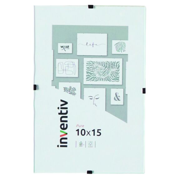 Cadre sous-verre 10x15cm - INVENTIV