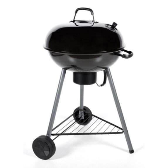 Barbecue charbon de bois sur chariot Bazalt Ø57cm - INVENTIV