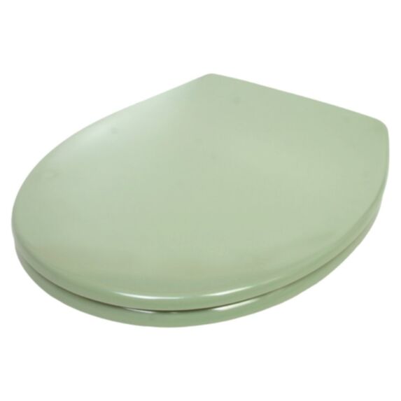 Abattant WC Slowclip kaki clair brillant - INVENTIV