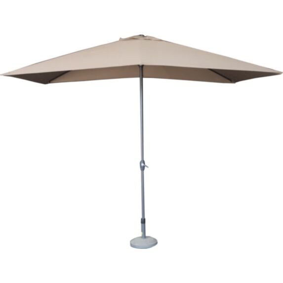 Parasol droit Chypre 3x2m taupe - INVENTIV
