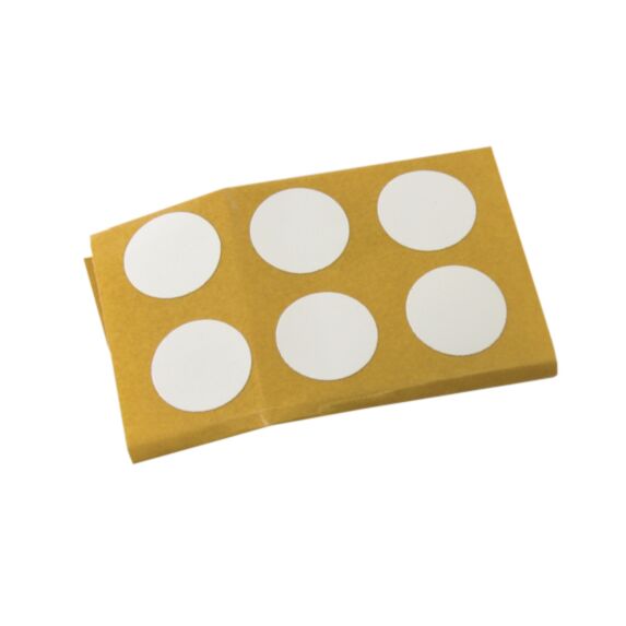 4 cache vis adhésif blanc - INVENTIV