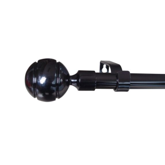 Kit barre à rideaux extensible Haumea 120/210 cm diamètre 16/19 mm - INVENTIV