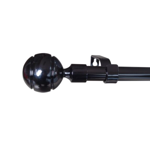 Kit barre à rideaux extensible Haumea 120/210 cm diamètre 16/19 mm - INVENTIV