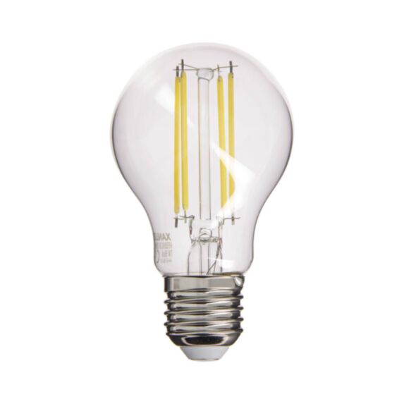 3 ampoules Filament LED A60 Transparent E27 806lm 60W 2700K Blanc chaud - INVENTIV