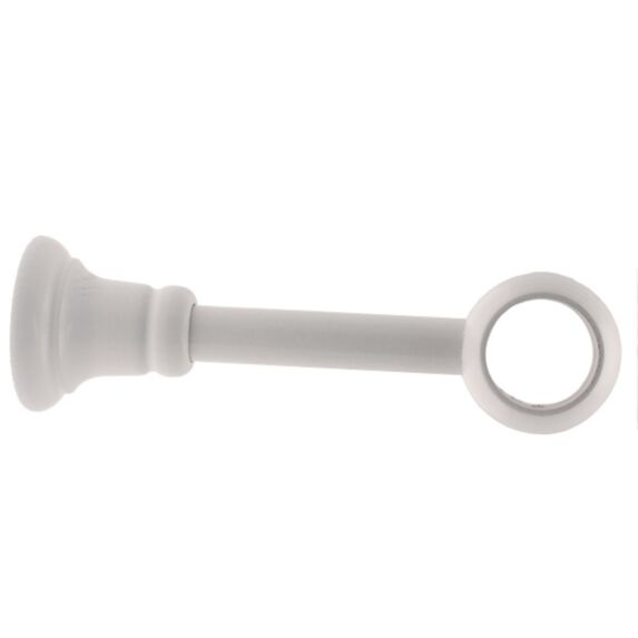 Support barre à rideau à oeil réglable Ø35mm laqué blanc - INVENTIV