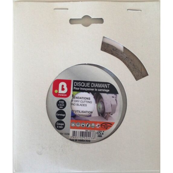 Disque diamant jte ct 110mm - B POWER