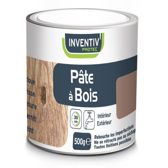 Pâte à bois coloris Chêne clair 500 g - INVENTIV
