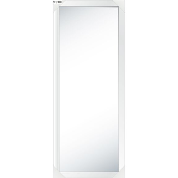 Miroir encadré rectangle blanc 120x40cm - B HOME