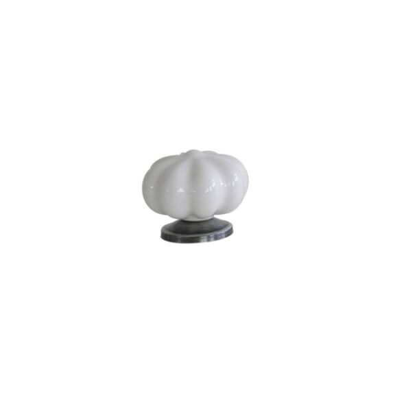 Bouton meuble Classique Céramique Blanc L42mm - B BEAUTY