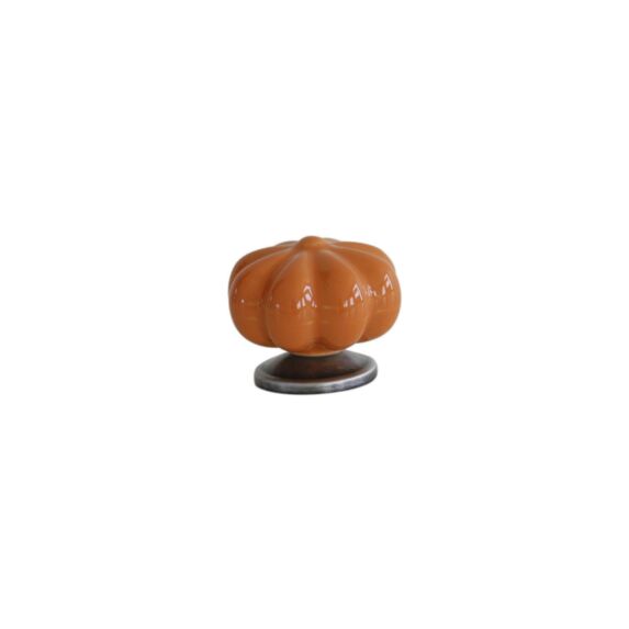 Bouton meuble Classique Céramique Orange L42mm - B BEAUTY