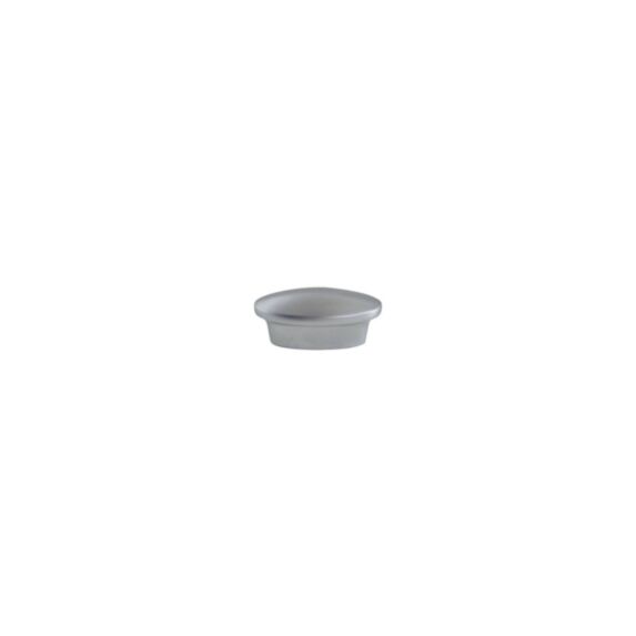 Bouton meuble Contemporain Chromé Mat Zamak 43x19x20mm - B BEAUTY