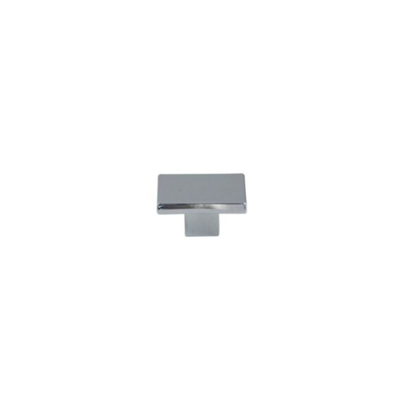 Bouton meuble Contemporain Zamak Chromé 30x20x16mm - B BEAUTY