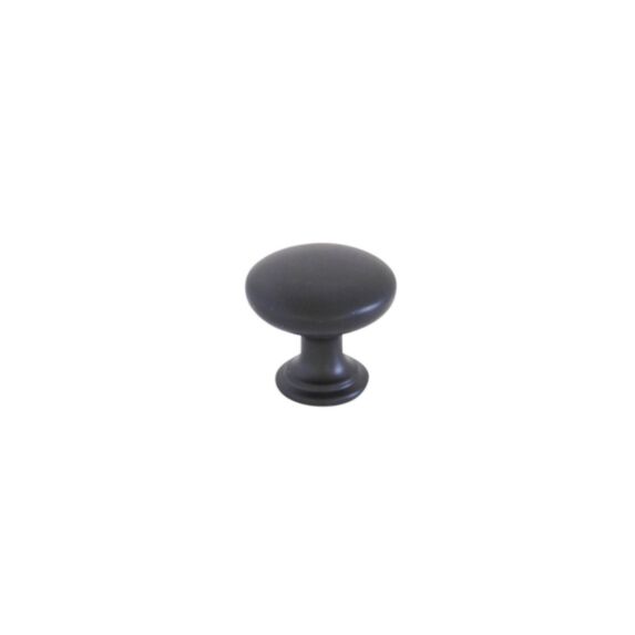 Bouton meuble Contemporain Zamak Mat Noir L25mm h22 mm - B BEAUTY