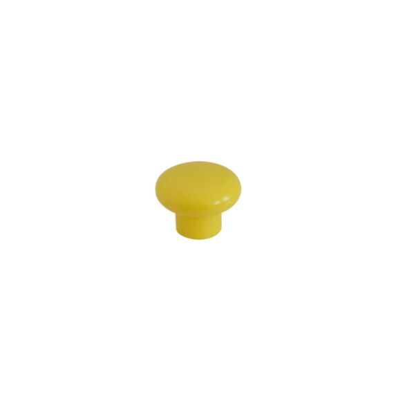Bouton meuble enfant Plastique Jaune ø33mm h25mm - B BEAUTY