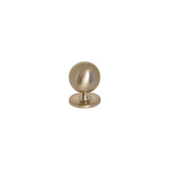 Bouton meuble New Zamak Brossé ø20mm h27mm - B BEAUTY