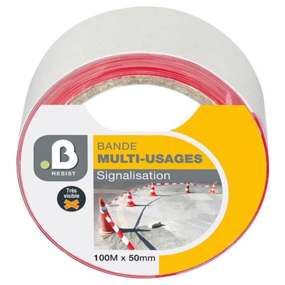 Ruban de signalisation 100 m x 50 mm - B RESIST