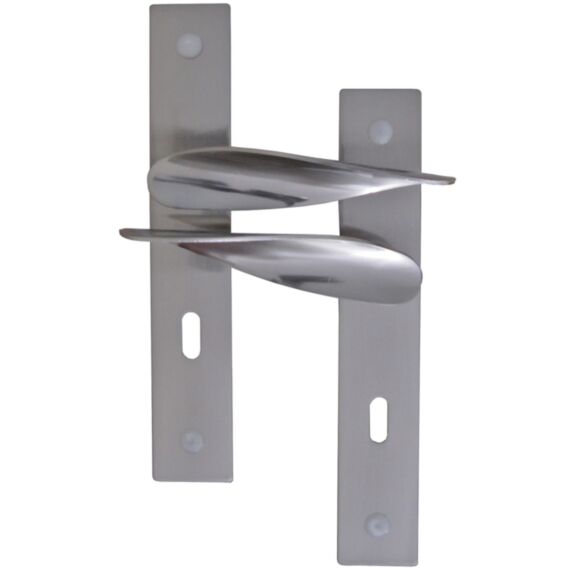 Poignées de porte trou clé spot zamak mat - MR BRICOLAGE