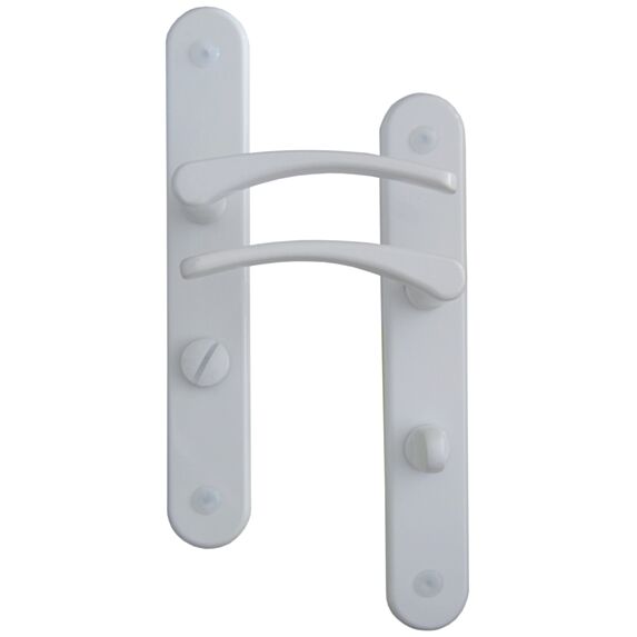 Poignées de porte à verrou Ella blanc - MR BRICOLAGE