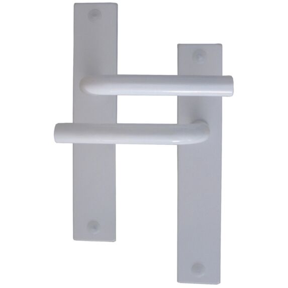 Poignées de porte bec de cane blanc - MR BRICOLAGE
