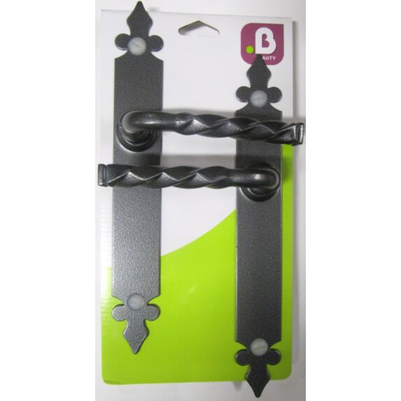 Poignées de porte bec de cane Noely patine - MR BRICOLAGE