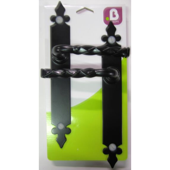 Poignées de porte bec de cane Noely noir - MR BRICOLAGE