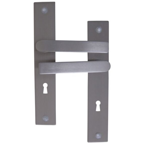 Poignées de porte trou clé Cézar + zamak satiné - B BEAUTY