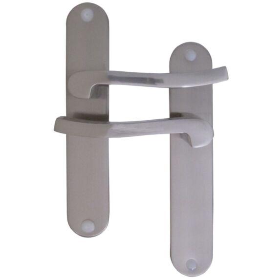 Poignées de porte bec de cane Olaf aluminium - MR BRICOLAGE