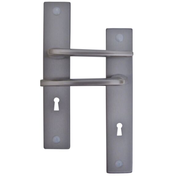 Poignées de porte trou clé Soisy zamak - MR BRICOLAGE