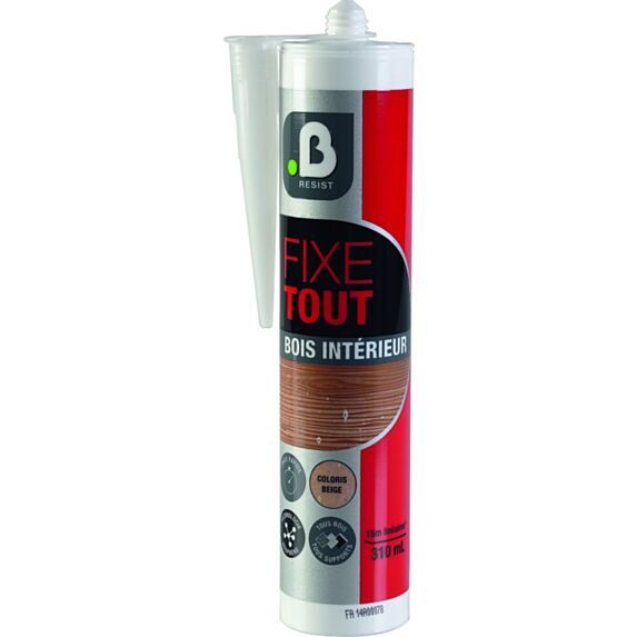 Mastic colle à bois fixation 310ml - INVENTIV