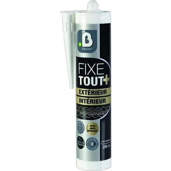 Mastic colle fixation MS Polymère 290ml - INVENTIV