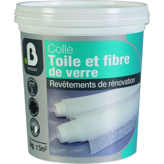 Colle toile de verre décoration 1kg - INVENTIV
