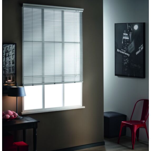 Store vénitien alu 25mm 75x175cm gris - INVENTIV