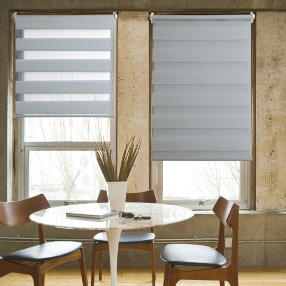 Store enrouleur Jalousy gris clair F.A.P 75x190cm - 72cm - INVENTIV