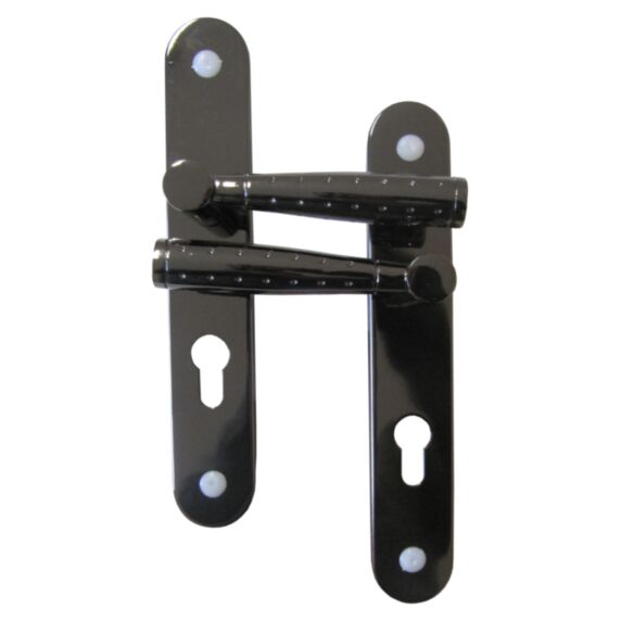 Poignées de porte à cylindre Nina noir entraxe 195mm - B BEAUTY