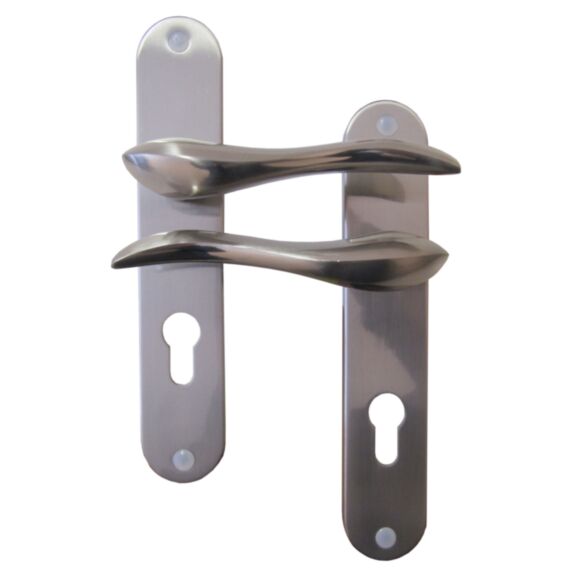 Poignées de porte à cylindre Omer aluminium entraxe 195mm - B BEAUTY